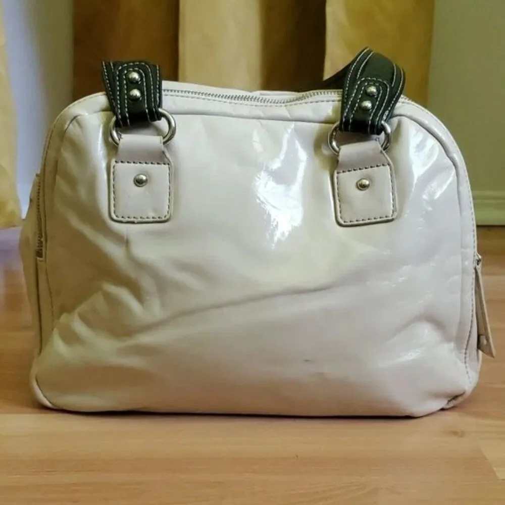 VINTAGE Bag Nine West Vegan Leather Tote Shoulder Handbag PURSE Women's WOMAN'S